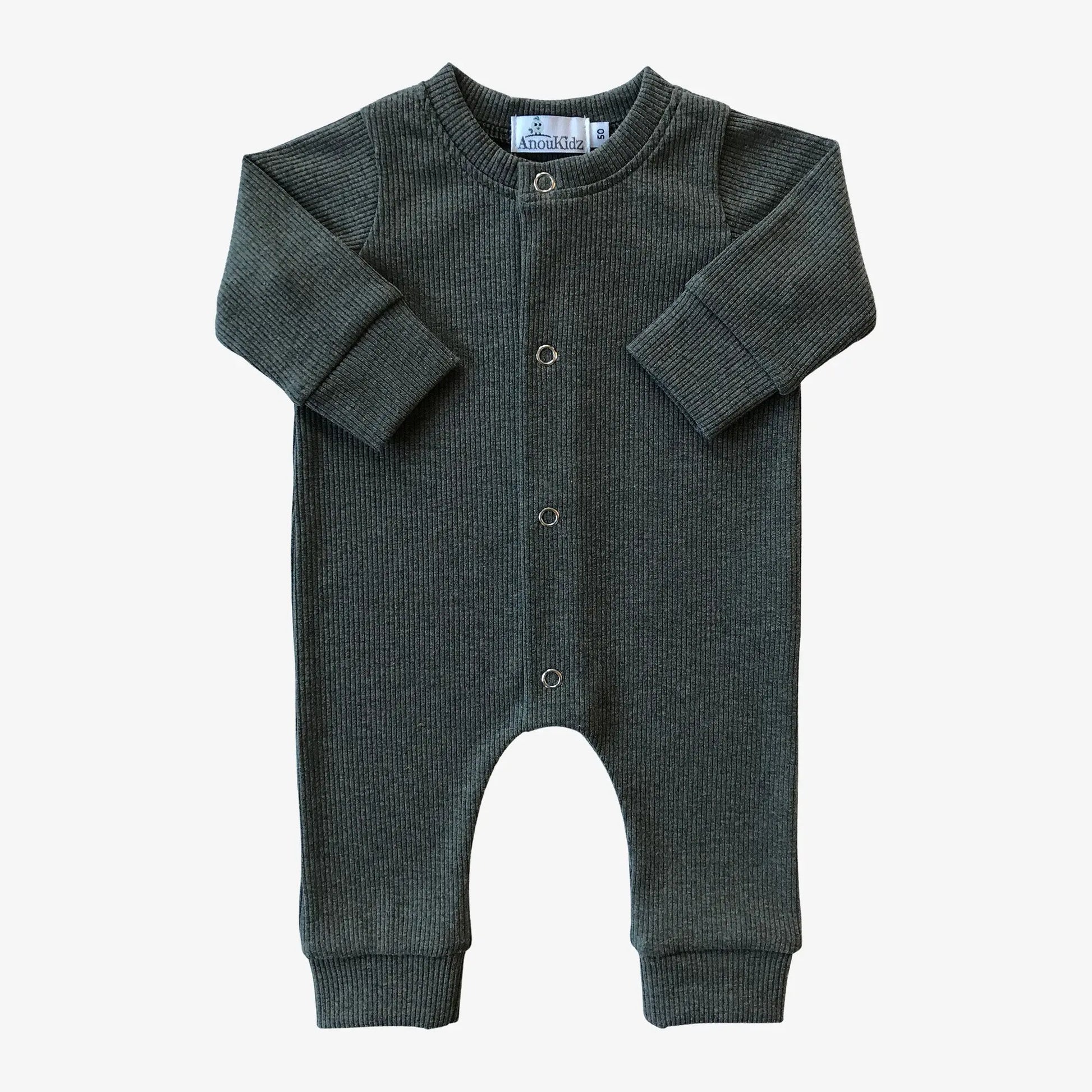 AnouKidz Boxpakje Rib Dark Grey