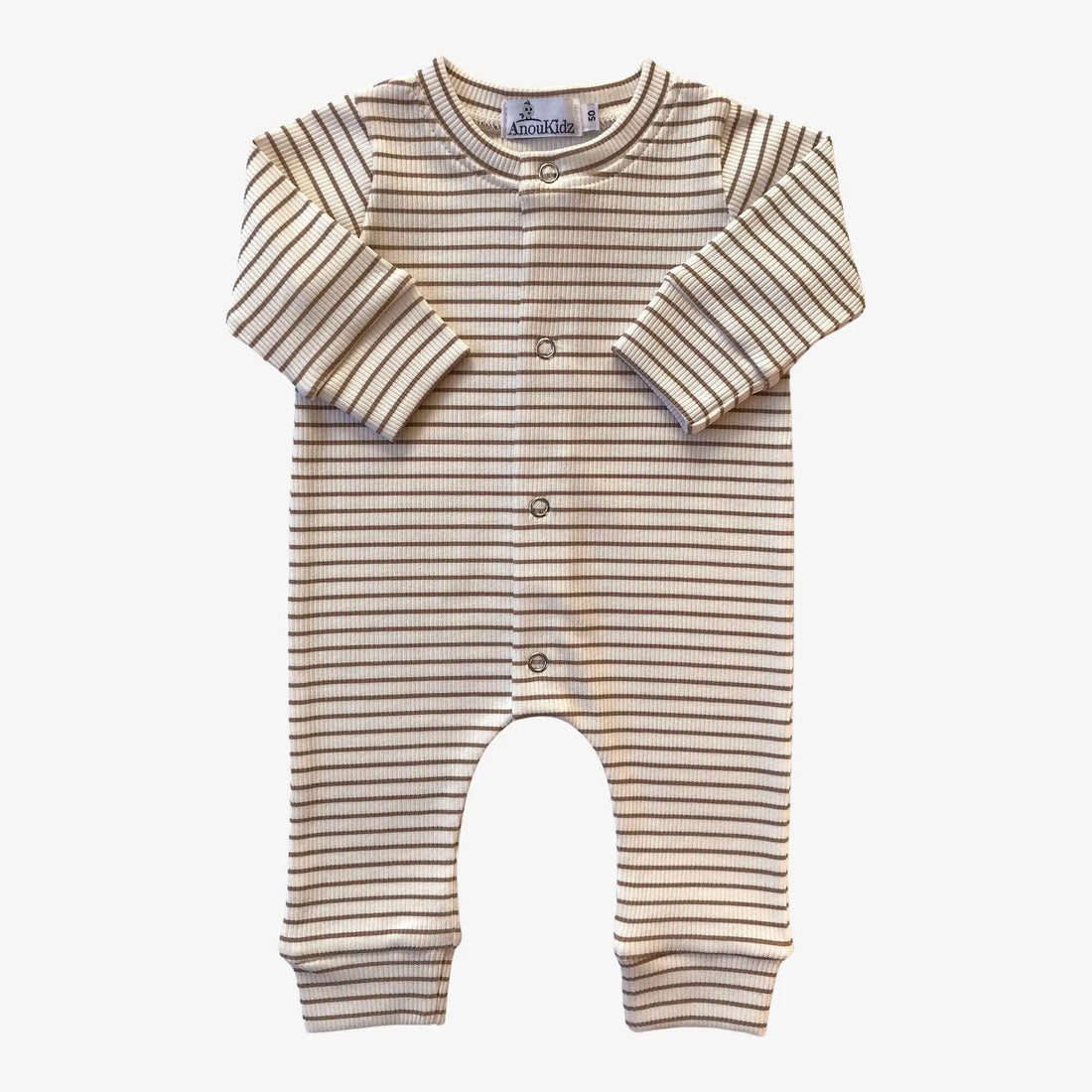 AnouKidz Boxpakje Rib Stripe Taupe