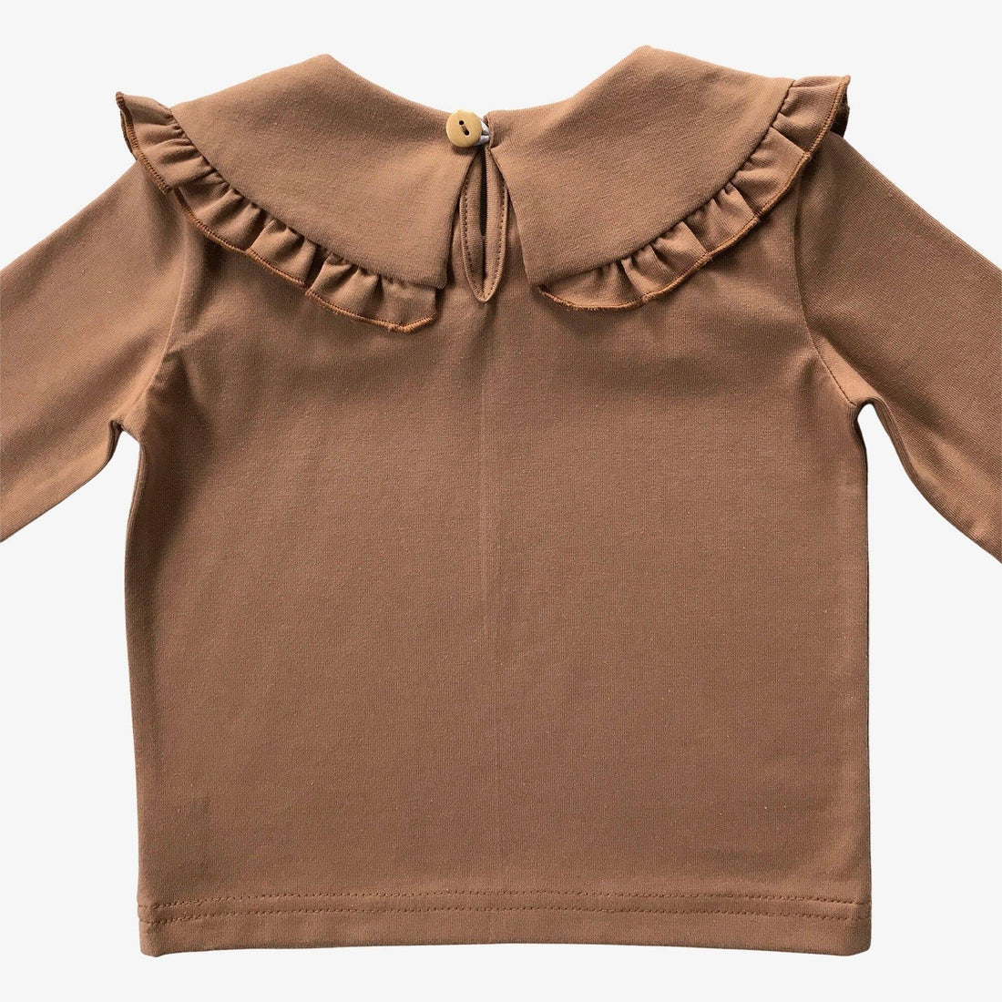 AnouKidz Longsleeve Ruffle Collar Cacao