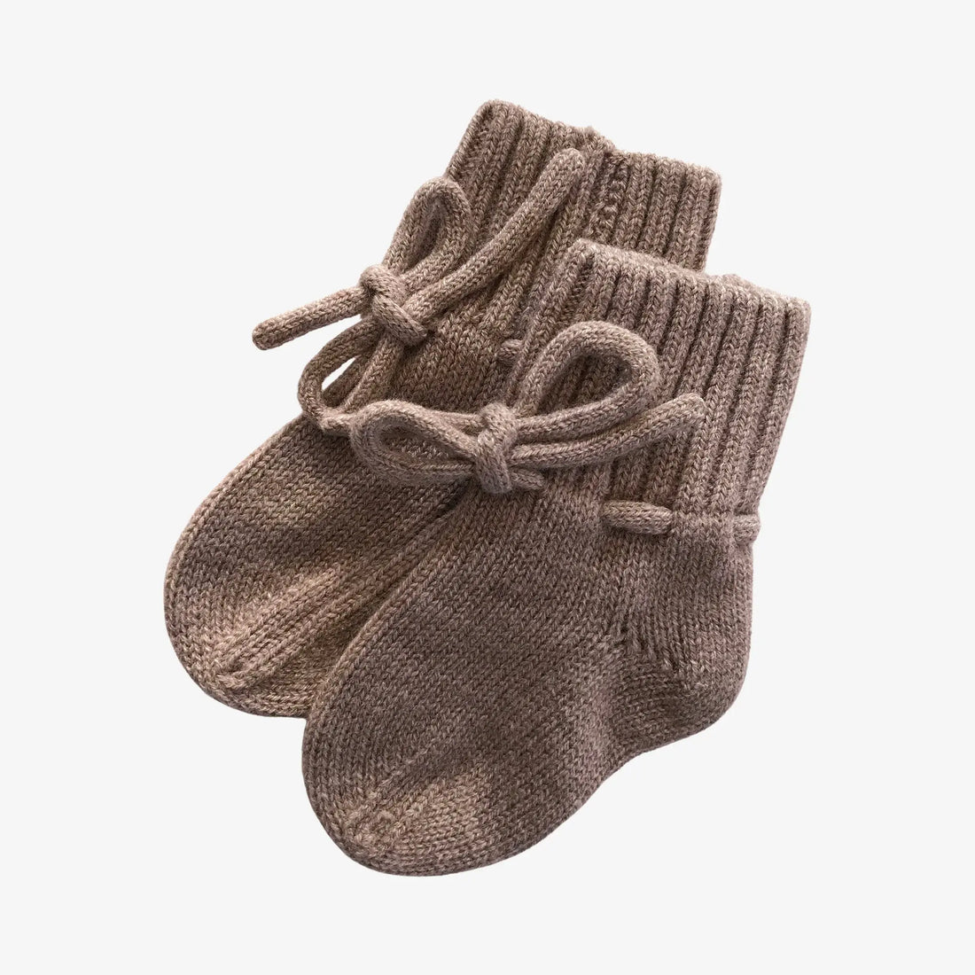 AnouKidz Merino Wol Booties Natural