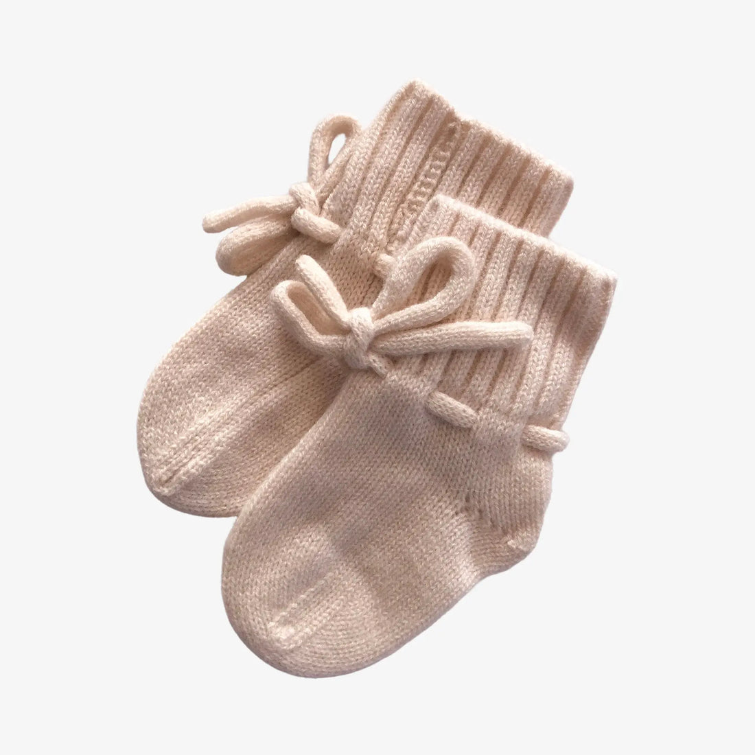 AnouKidz Merino Wol Booties Off-white