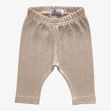 AnouKidz Newborn Legging Pointelle Natural