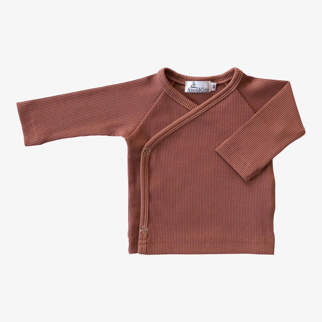 AnouKidz Overslagshirtje Rib Clay Pink