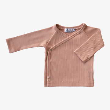 AnouKidz Overslagshirtje Rib Nude Pink