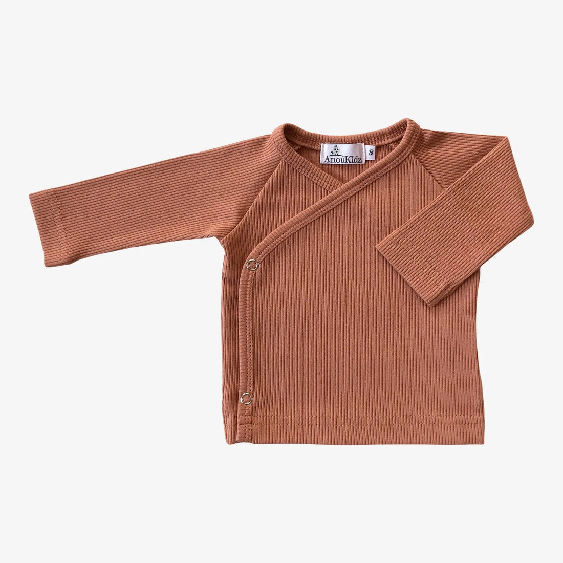 AnouKidz Overslagshirtje Rib Peach