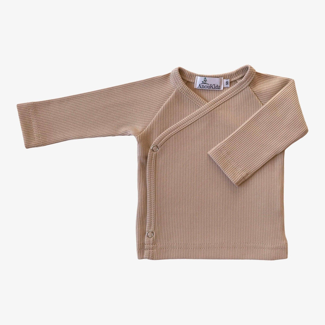 AnouKidz Overslagshirtje Rib Sand