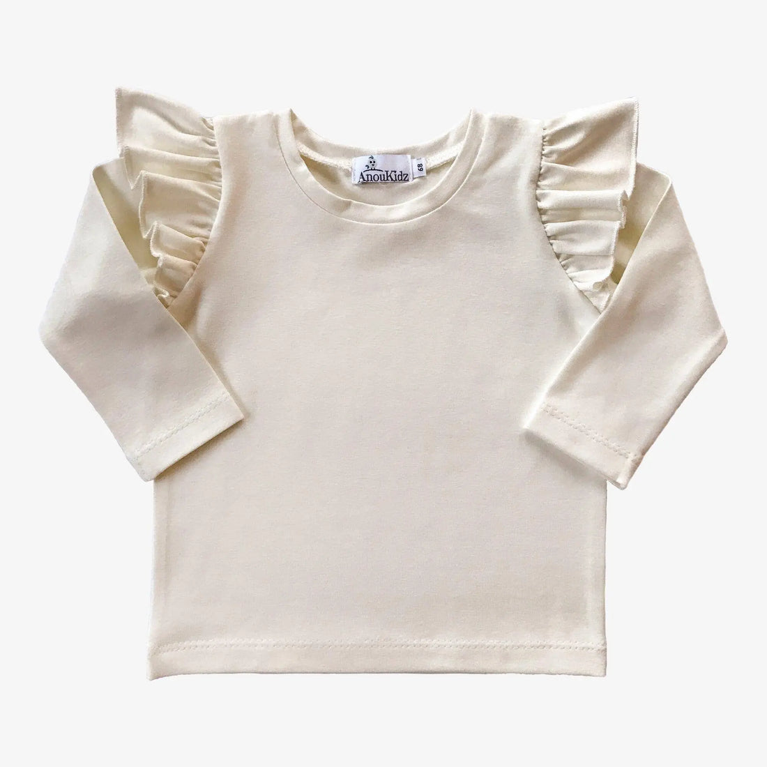 AnouKidz Ruffle Longsleeve Ecru