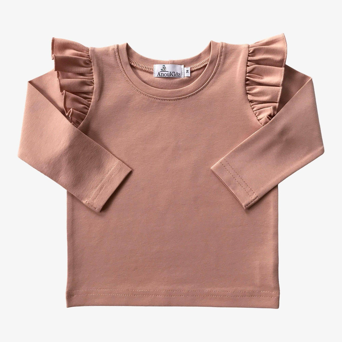 AnouKidz Ruffle Longsleeve Nude Pink