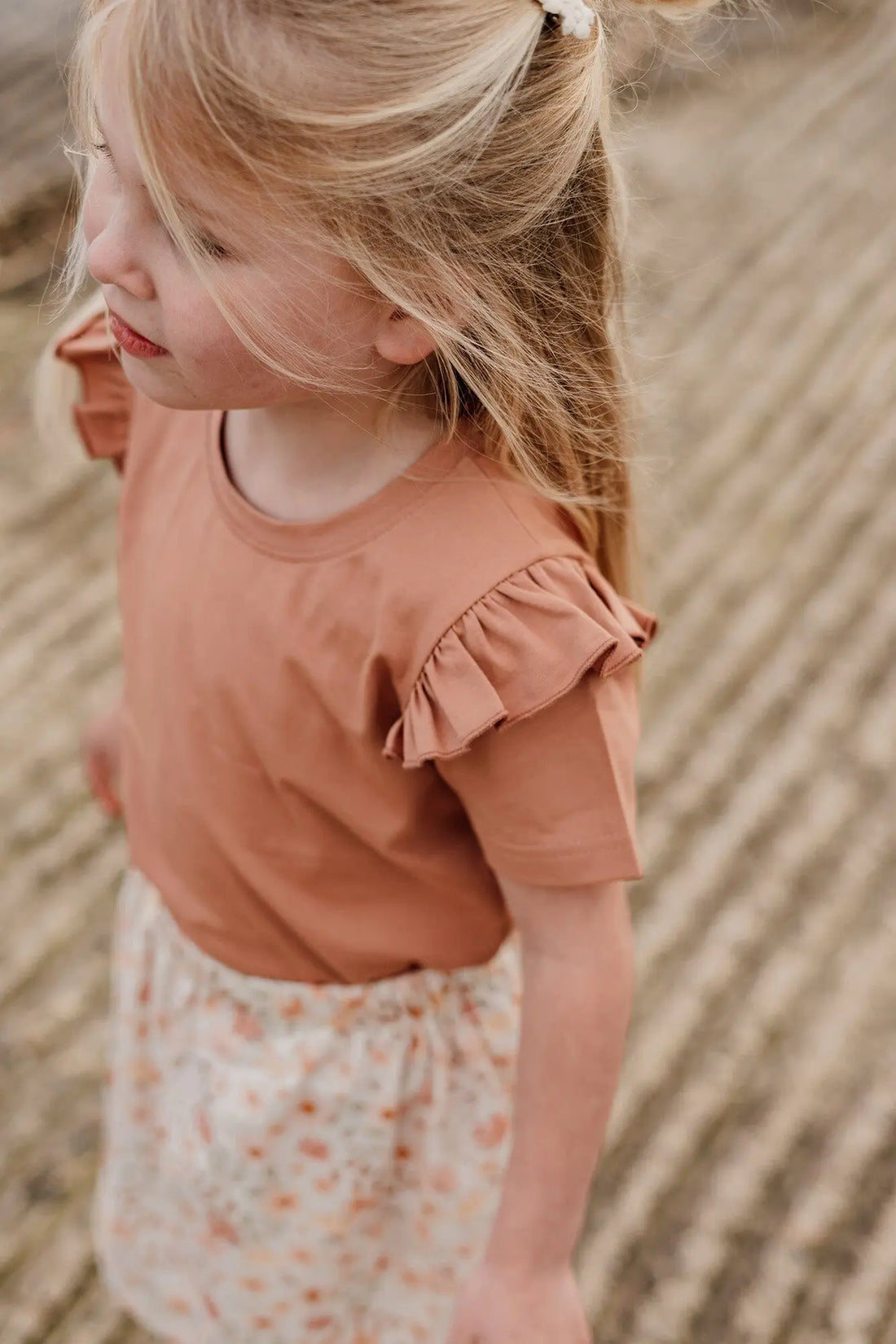 AnouKidz Ruffle Shirtje Peach