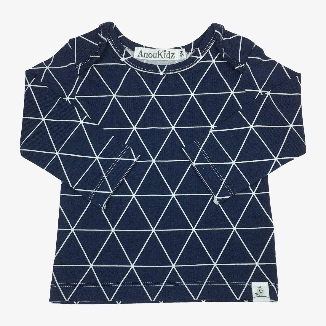 AnouKidz Shirtje Grafisch Donkerblauw