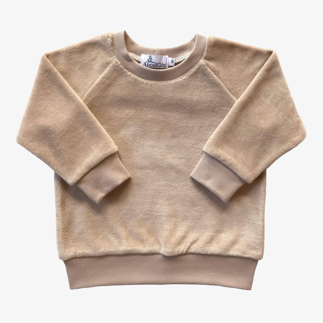 AnouKidz Sweater Sand Velours Maat 74