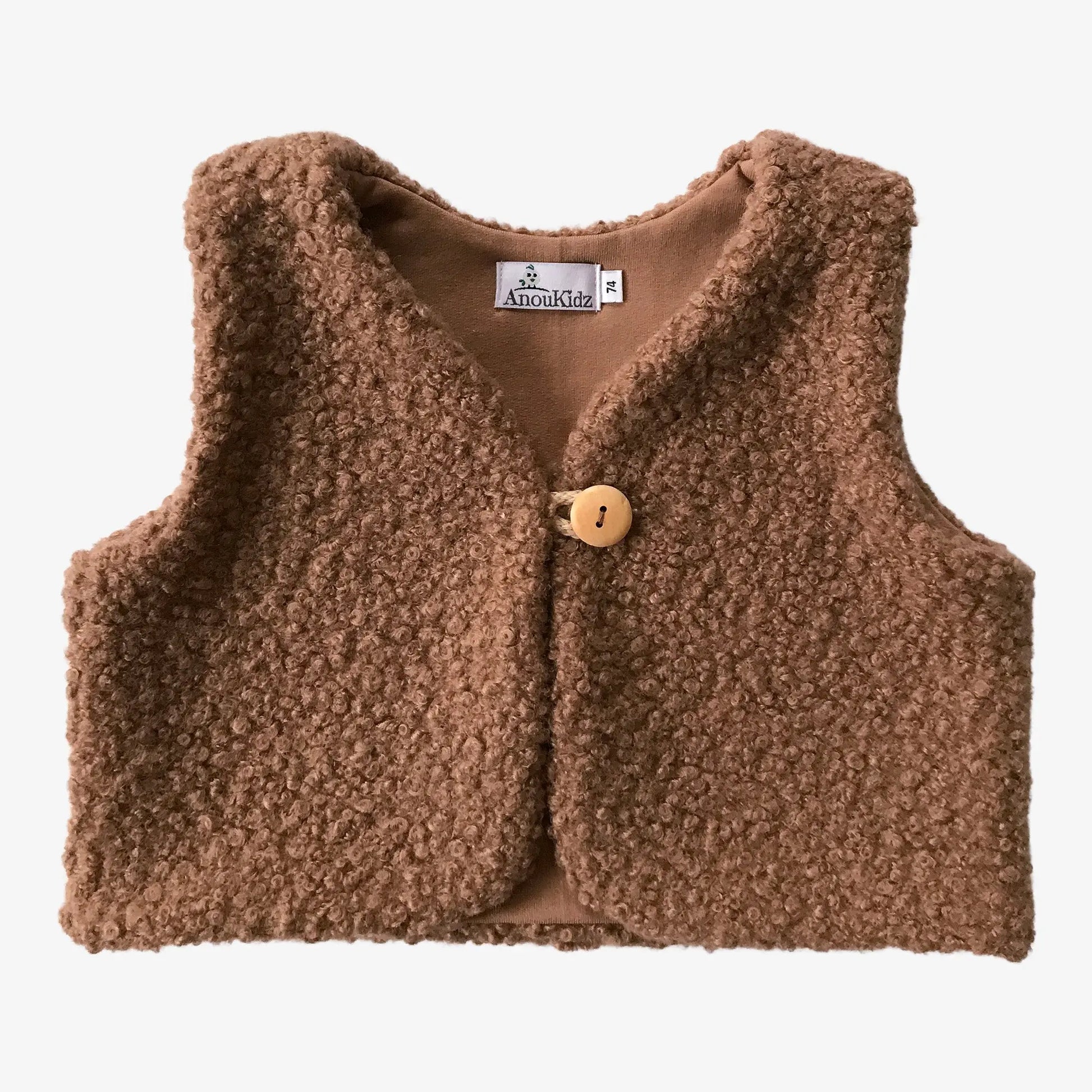 AnouKidz Teddy Gilet Cacao